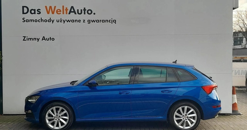 Skoda Scala cena 89900 przebieg: 66707, rok produkcji 2021 z Wyrzysk małe 254